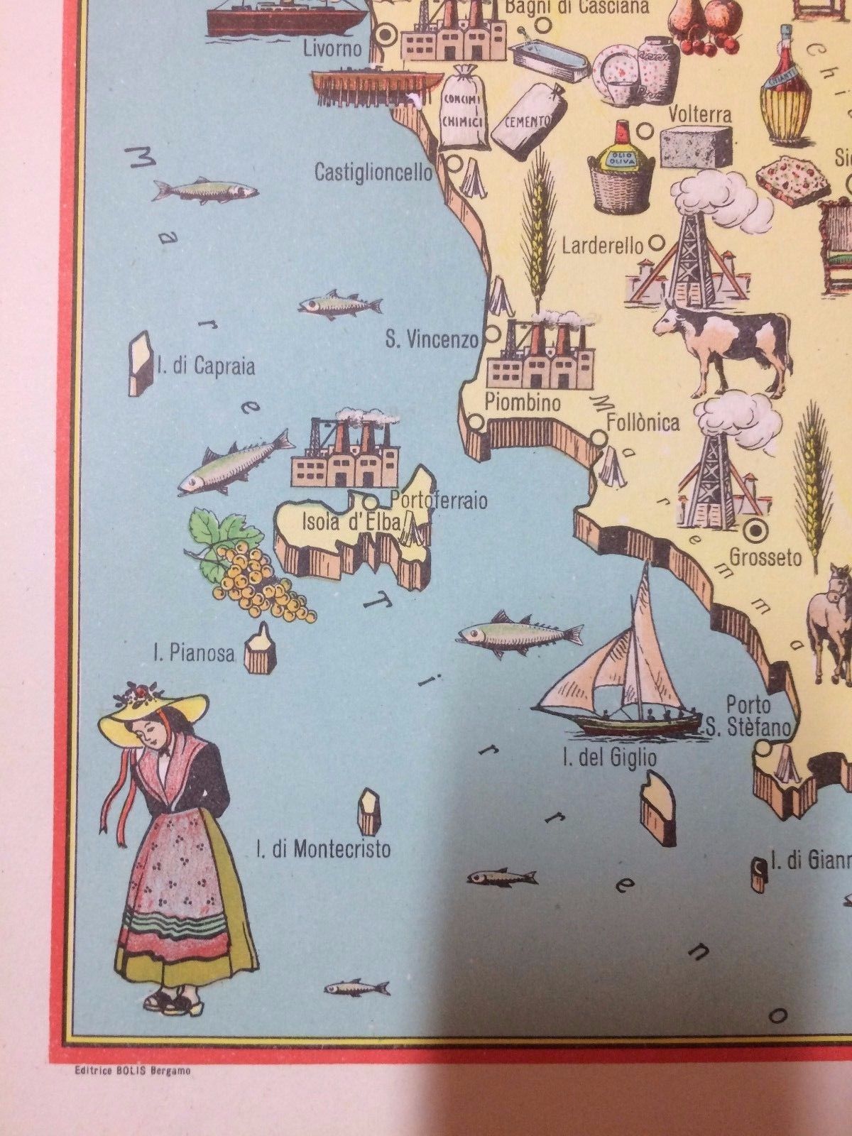 Arte Storia Economia Turismo Folklore, Toscana, Isola Delba, Giglio, Pietrasanta immagine 2