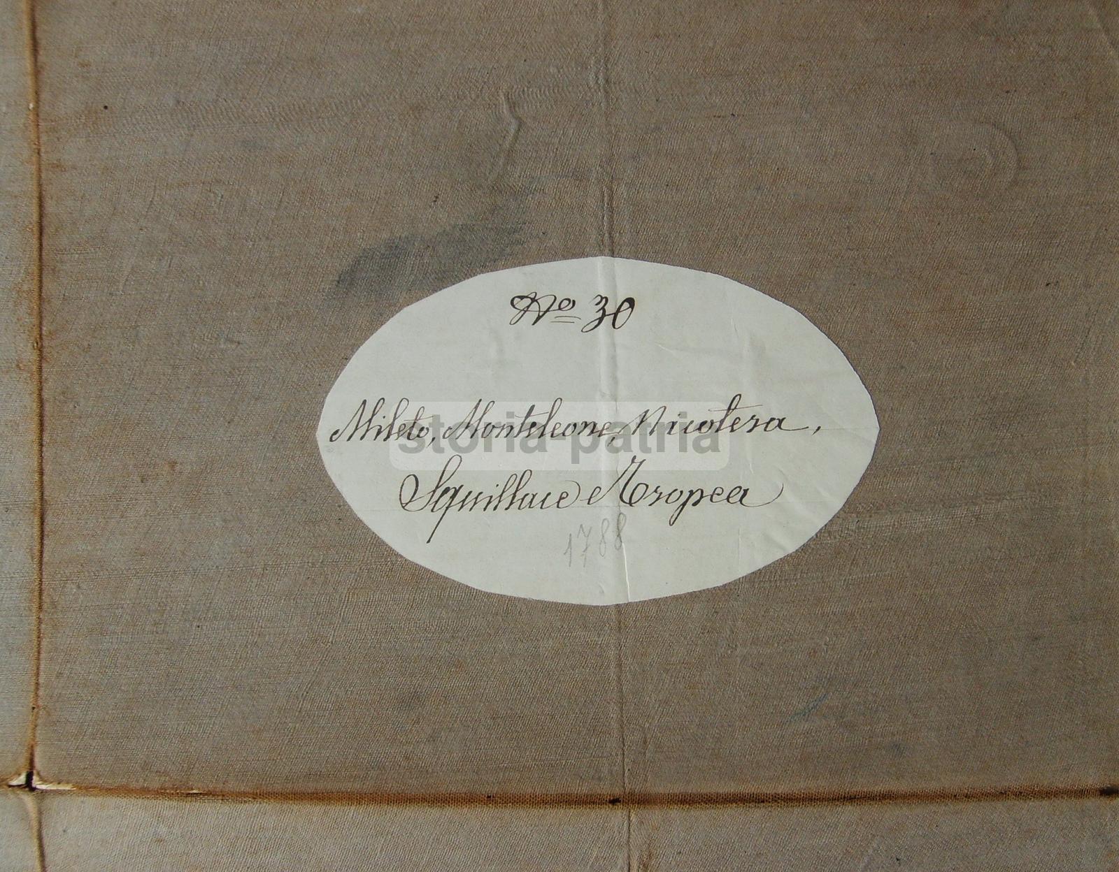 Calabria, Mileto, Monteleone, Nicotera, Squillace, Tropea, Palmi, Golfo Di Gioia, 1788 immagine 4