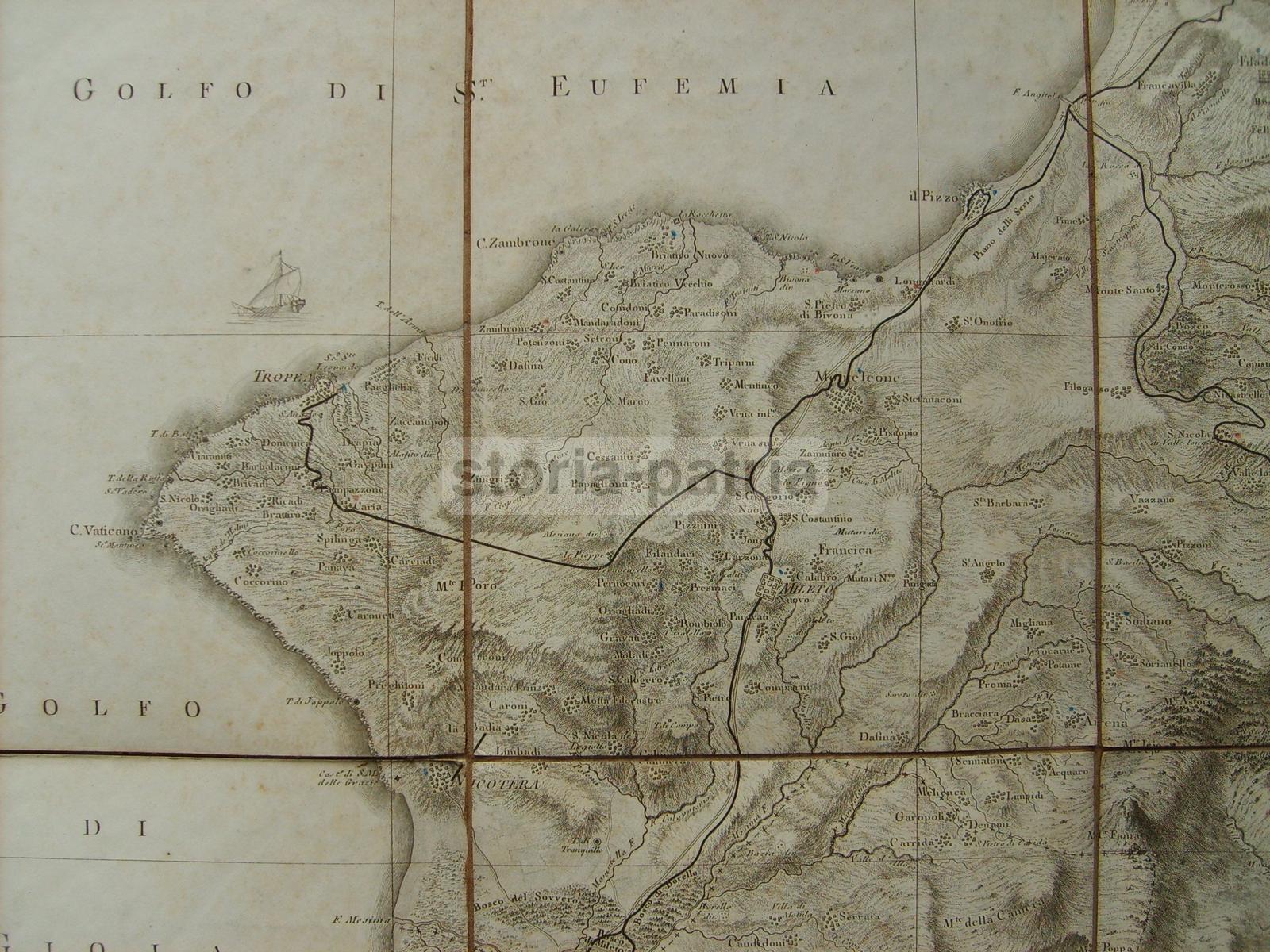 Calabria, Mileto, Monteleone, Nicotera, Squillace, Tropea, Palmi, Golfo Di Gioia, 1788 immagine 5