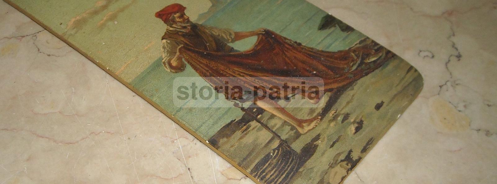 Folklore Meridionale, Napoli, Artistica Veduta Costiera Con Pescatore, Artista 800 immagine 3